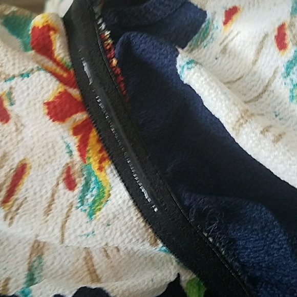 Black Off The Shoulder Floral Dress NWT - Picture 6 of 6